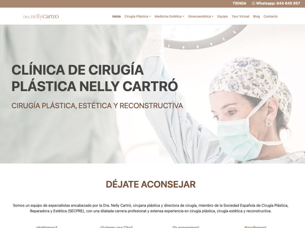 Nelly Cartró Website Screenshot